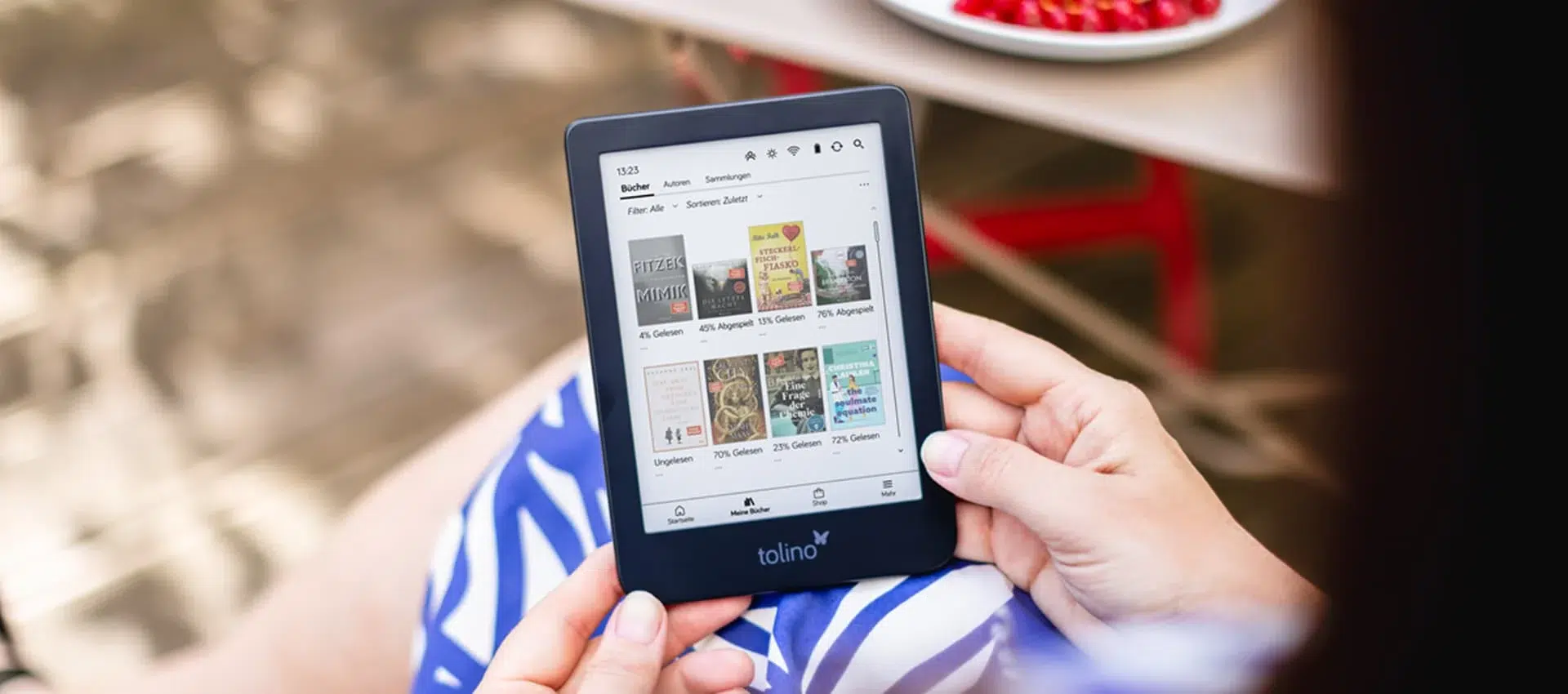 tolino eReader mit Farbdisplay